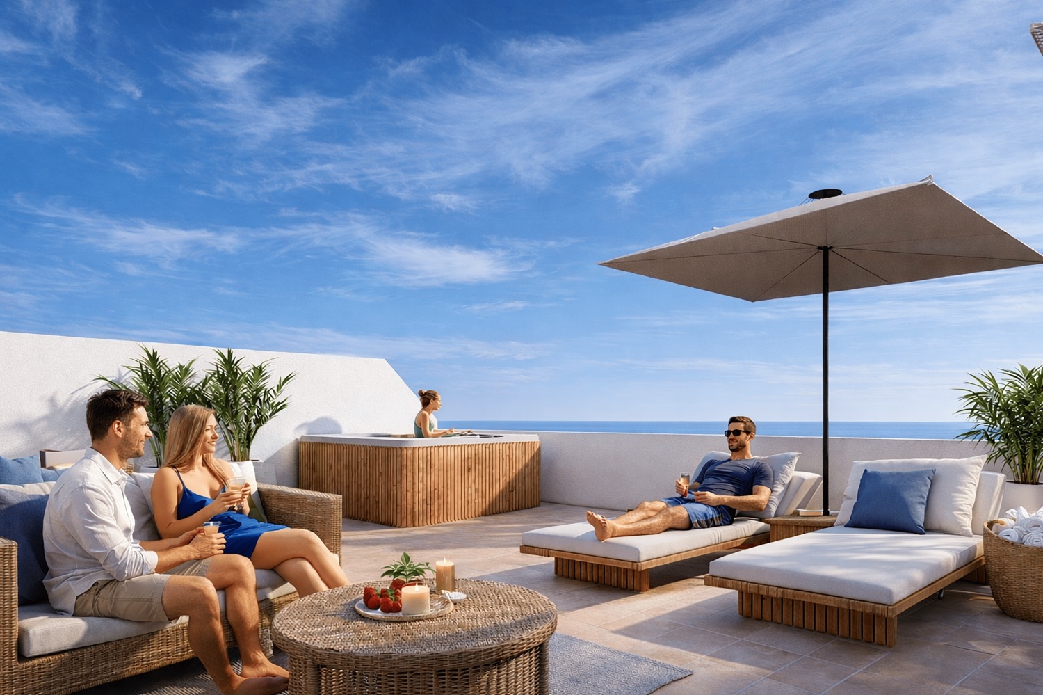 Apartamento en venta en Las Lomas del Rame-Bahía Bella (Los Alcázares)