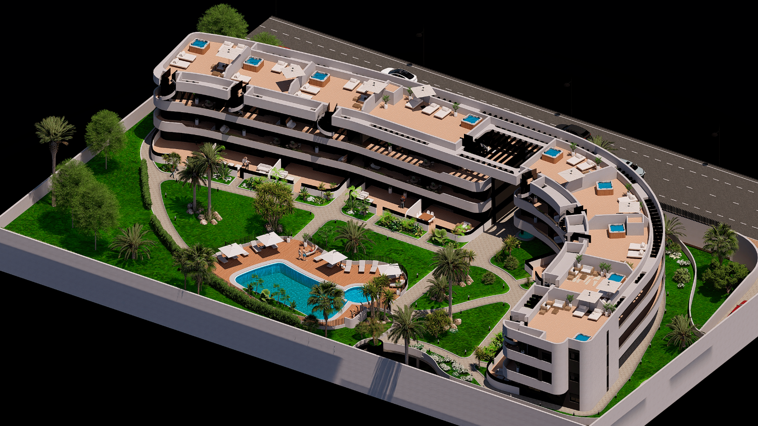 Apartamento en venta en Las Lomas del Rame-Bahía Bella (Los Alcázares)