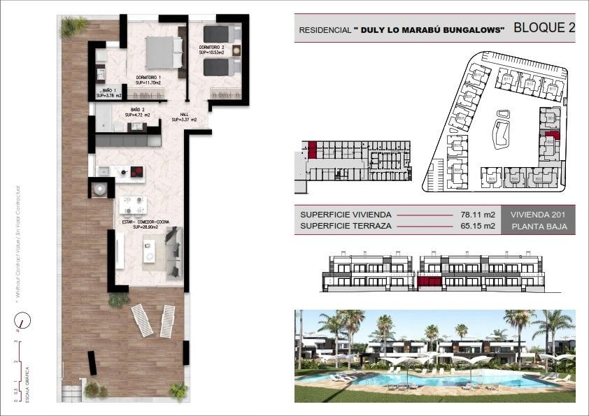 Bungalow Nuevo en Rojales