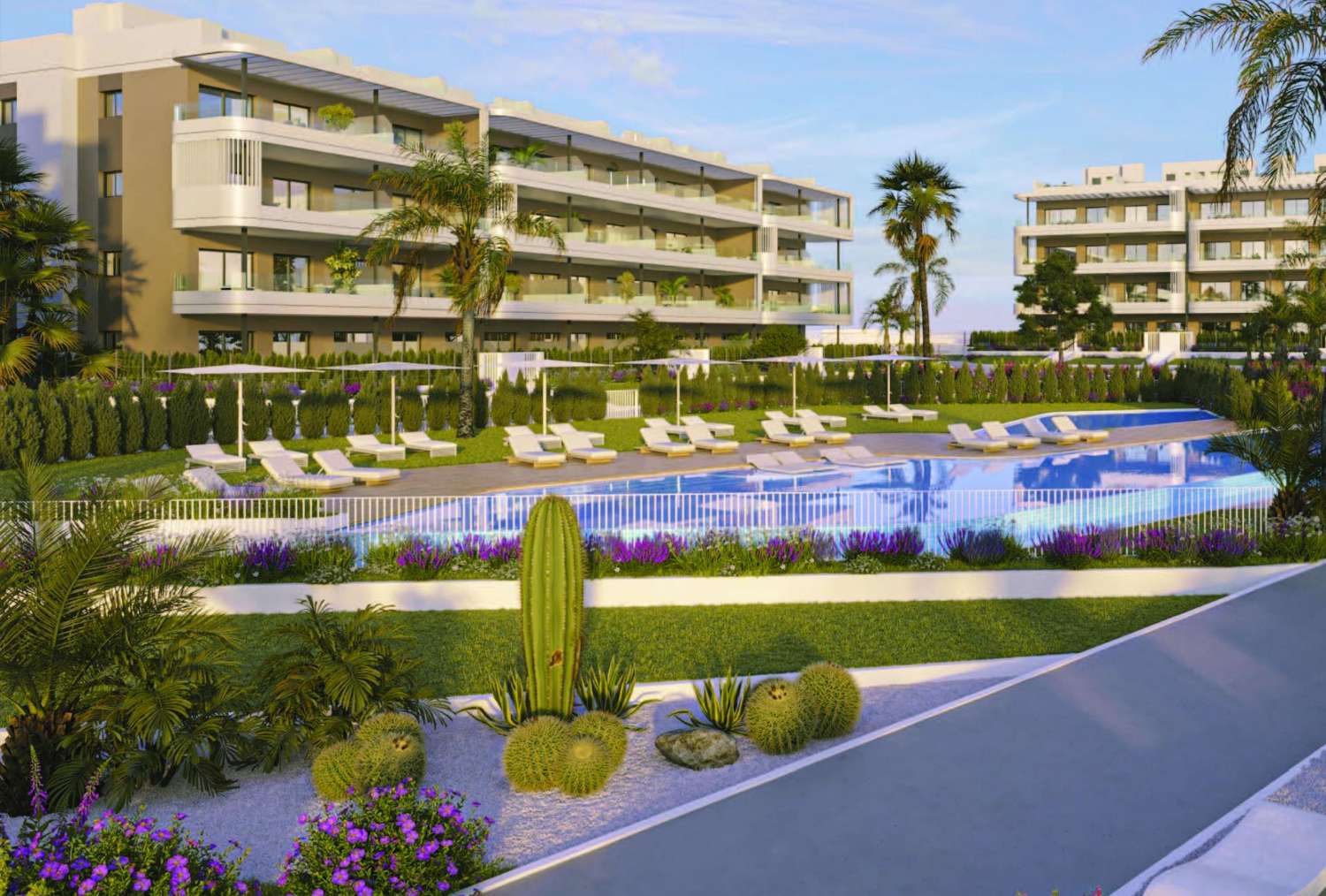 Apartamento en planta baja con jardín privado en zona residencial