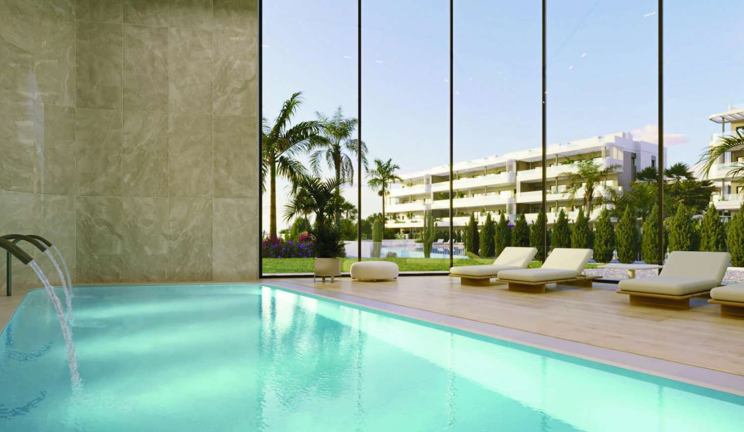 Apartamento en planta baja con jardín privado en zona residencial