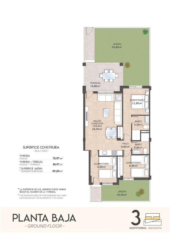 ¡Increíble Bungalow en Bellavista, San Miguel de Salinas!