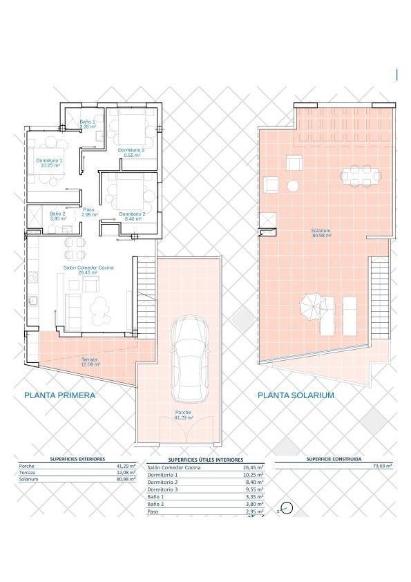 Bungalow con Solarium en Pilar de la Horadada, Alicante