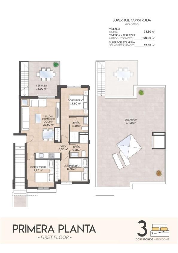 Bungalow Nuevo en San Miguel de Salinas – ¡Tu Paraíso a Solo 5 km del Mar!
