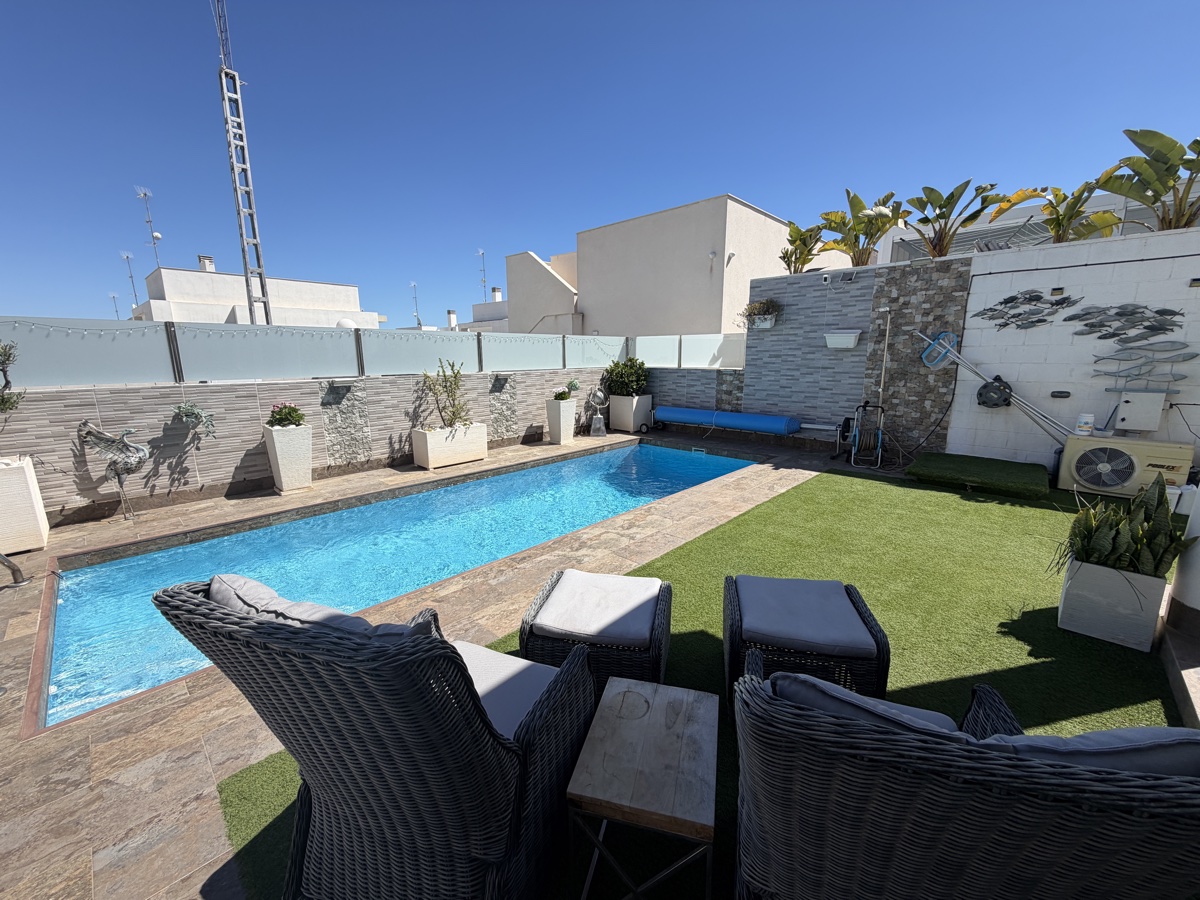 Villa 3 chambres / 2 salles de bain à Villamartin