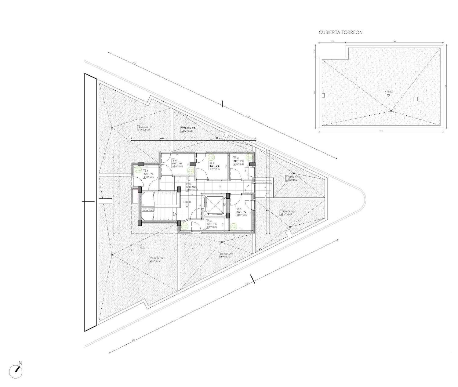 Penthouse met 2 slaapkamers te koop in Mazarron