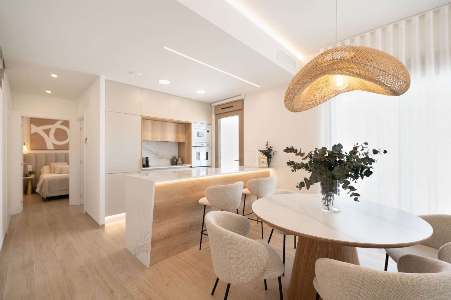 Quadruple villas in Los Alcázares, near Serena Golf and 500m from the Mar Menor