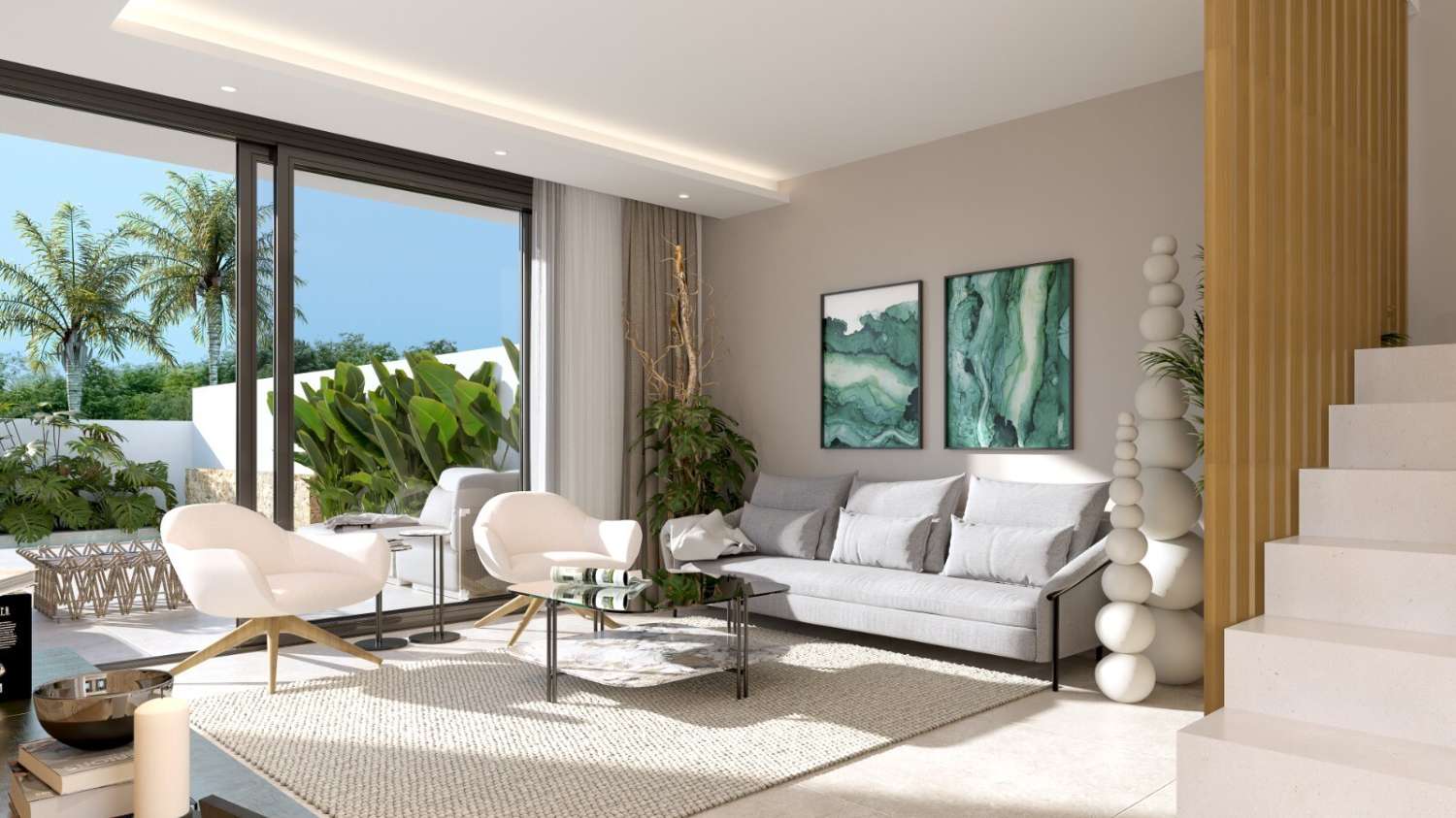 Villa independiente de obra nueva con piscina privada en Villamartín, Orihuela Costa