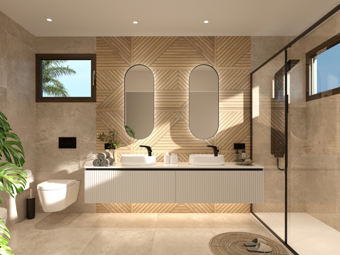 Villa independiente de obra nueva con piscina privada en Villamartín, Orihuela Costa