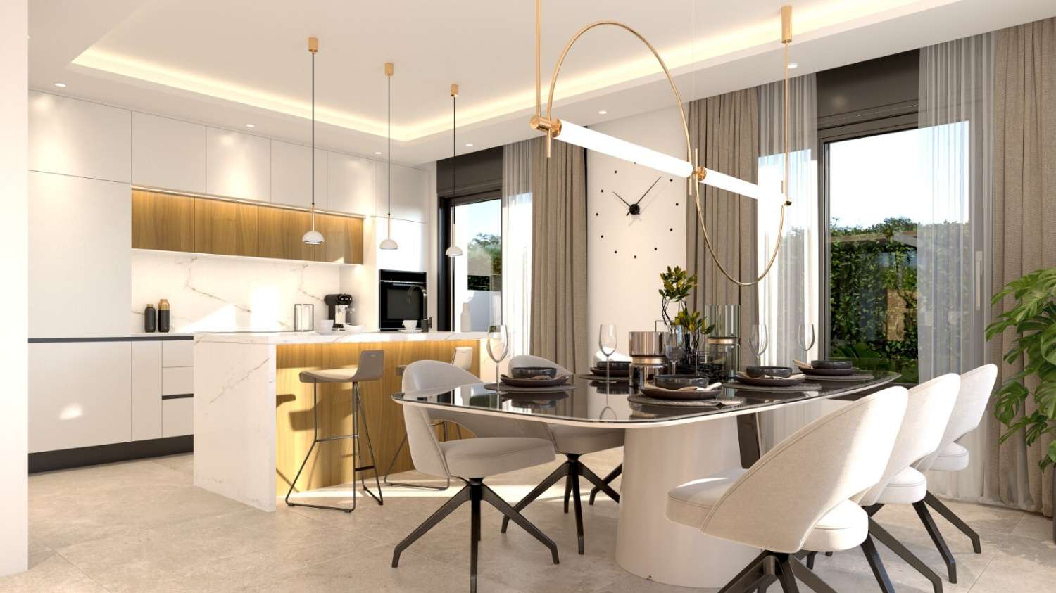 Villa independiente de obra nueva con piscina privada en Villamartín, Orihuela Costa