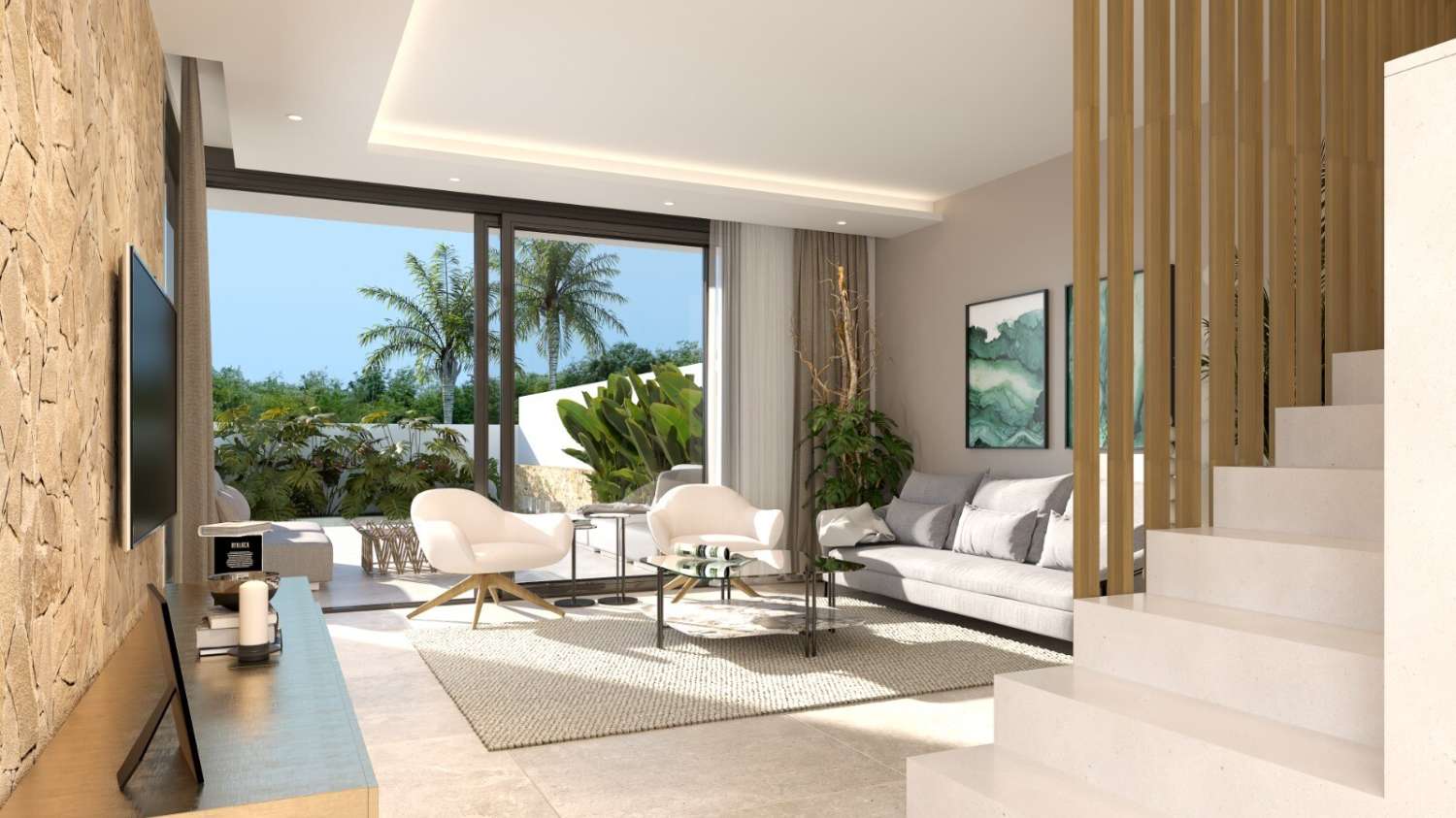 Villa independiente de obra nueva con piscina privada en Villamartín, Orihuela Costa