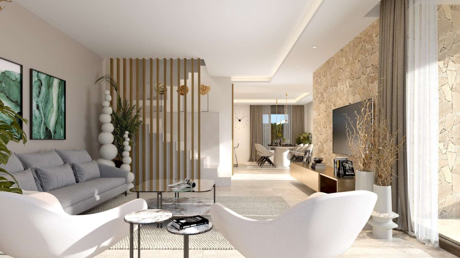 Villa independiente de obra nueva con piscina privada en Villamartín, Orihuela Costa