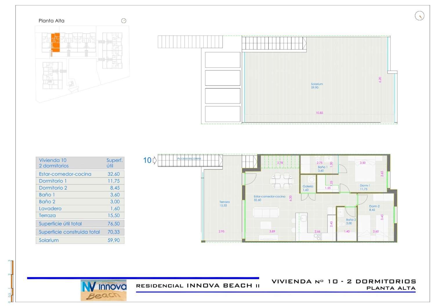 Projet de construction neuve à petite échelle de 26 appartements à Punta Prima, à 1000 m de la mer.
