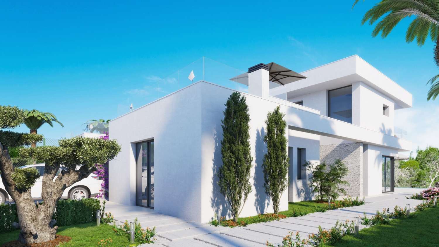 Villa de luxe avec vue sur l'océan à Lomas de Cabo Roig