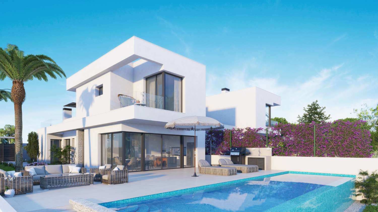 Villa de luxe avec vue sur l'océan à Lomas de Cabo Roig