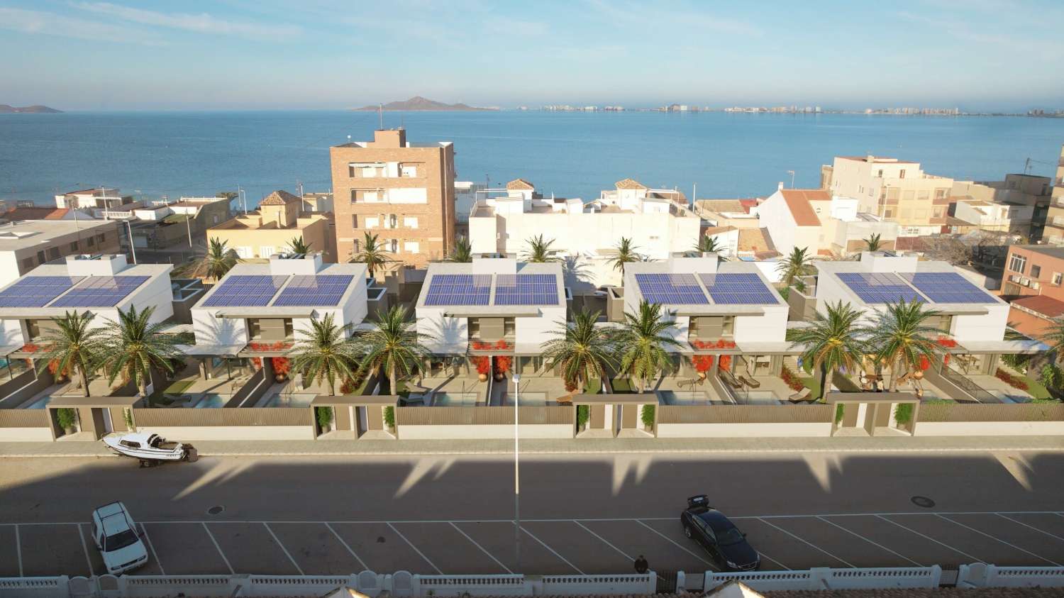 Chalets adosados en Los Nietos a 100 m de la playa