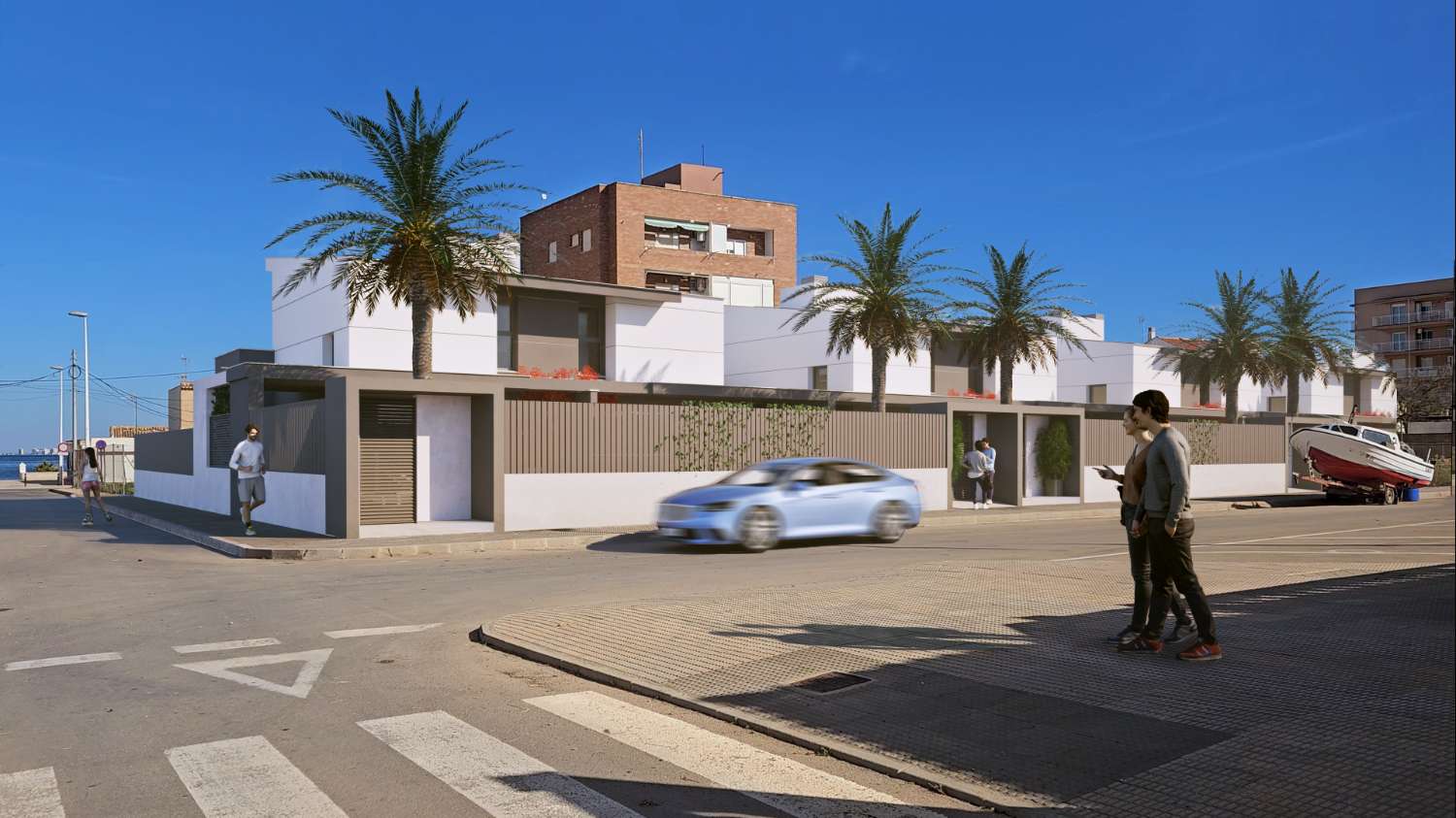 Chalets adosados en Los Nietos a 100 m de la playa