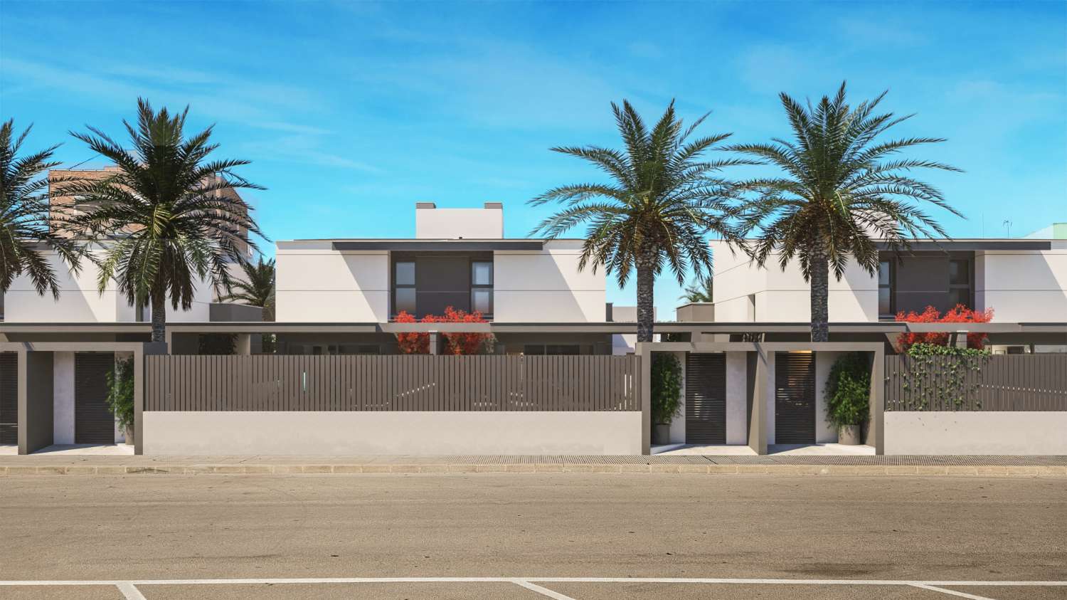 Chalets adosados en Los Nietos a 100 m de la playa