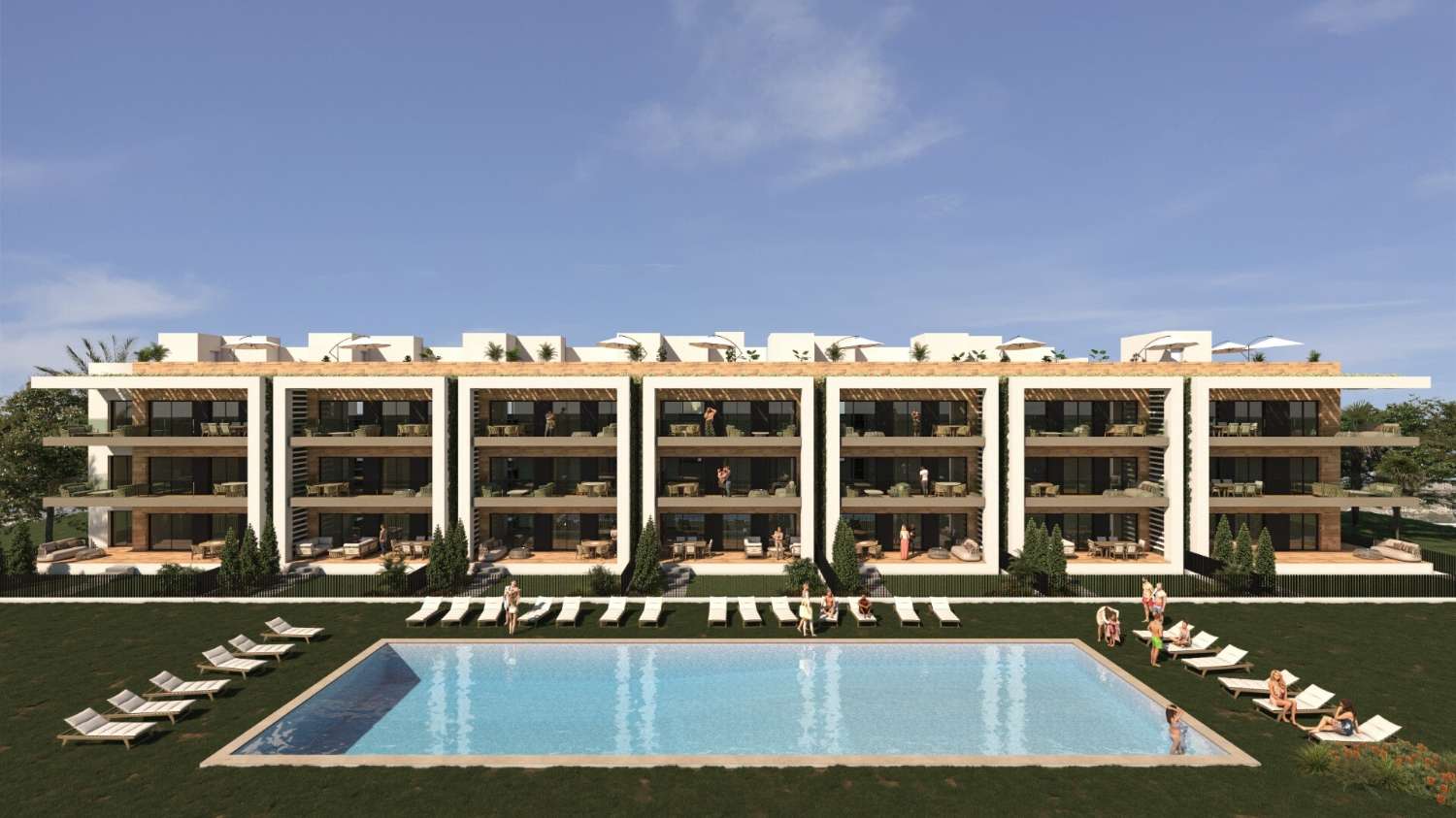 Apartamento de obra nueva, junto a La Serena Golf, en Los Alcázares
