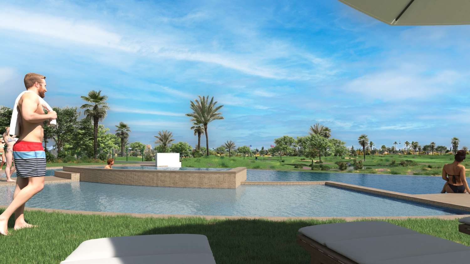 Apartamento de obra nueva, junto a La Serena Golf, en Los Alcázares