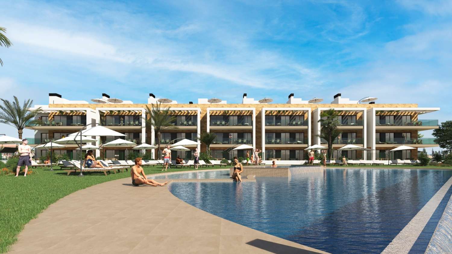 Apartamento de obra nueva, junto a La Serena Golf, en Los Alcázares