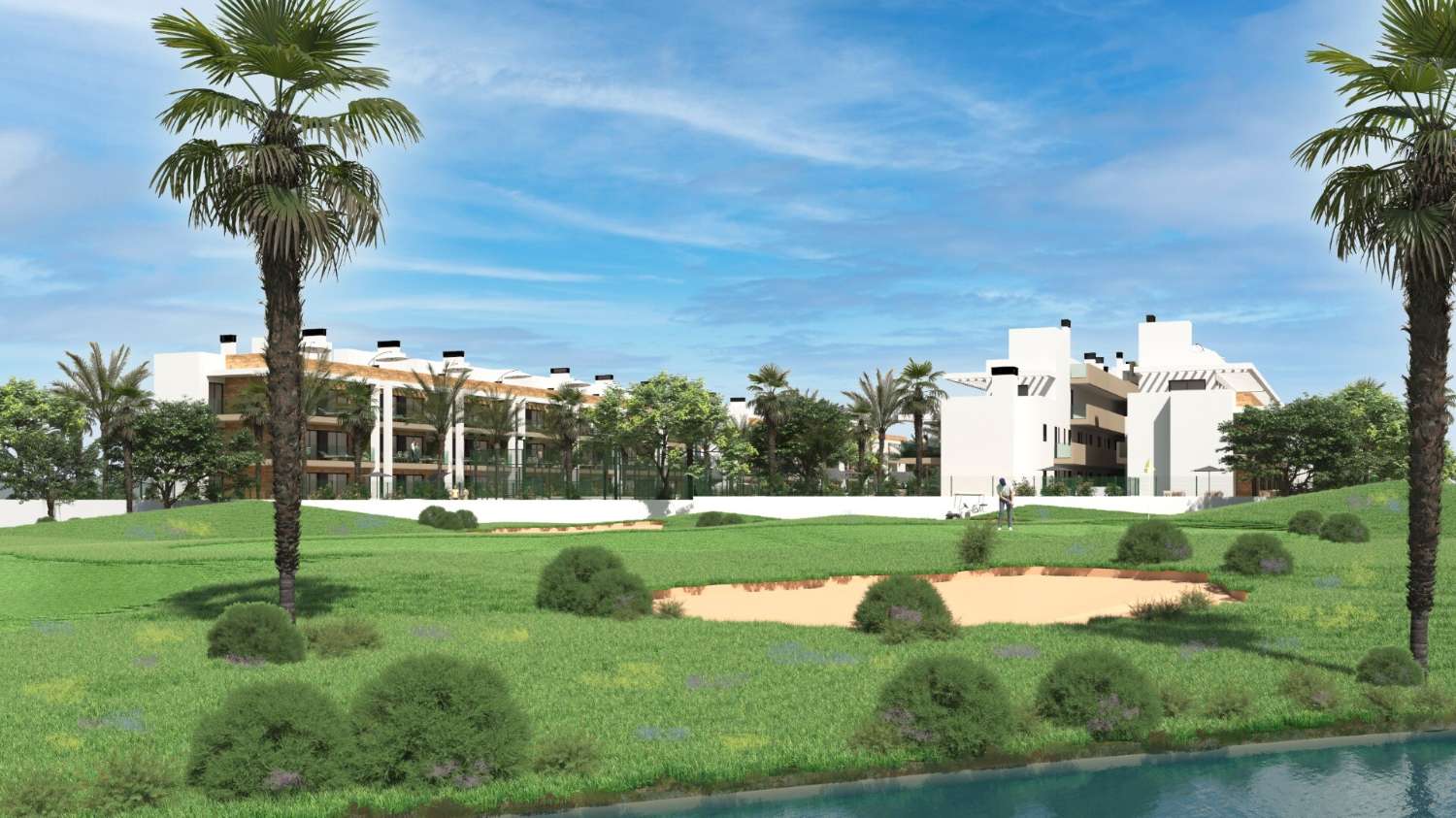 Apartamento de obra nueva, junto a La Serena Golf, en Los Alcázares