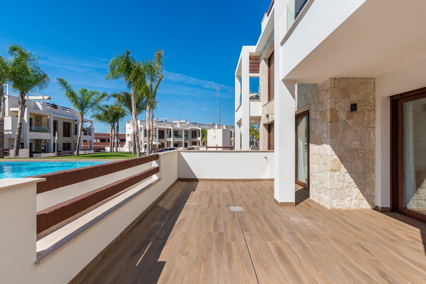 Apartamento de obra nueva, en planta baja, en Los Balcones, Torrevieja