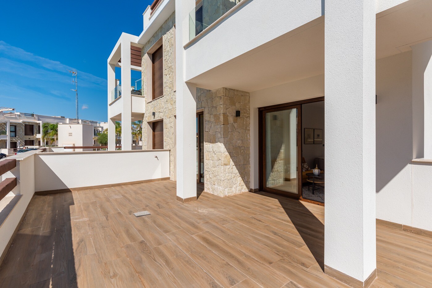 Apartamento de obra nueva, en planta baja, en Los Balcones, Torrevieja