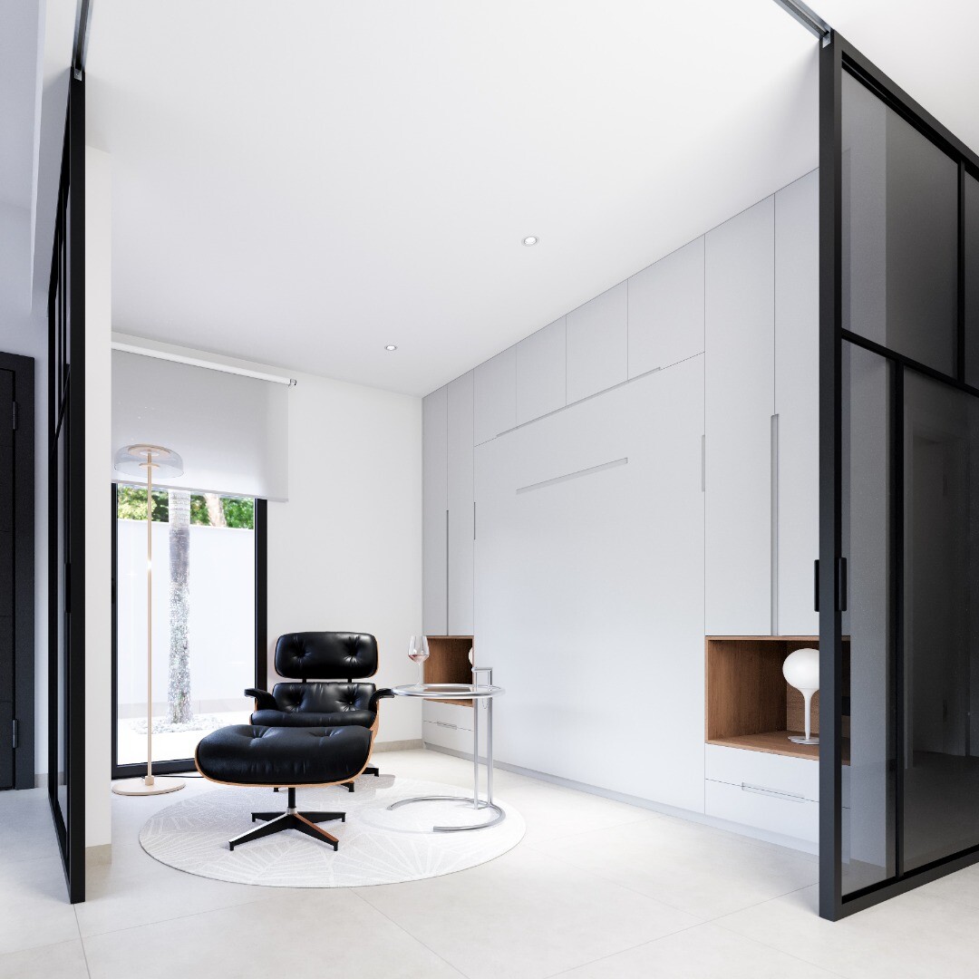 Bungalow moderno en planta alta con solárium y piscina infinity en Pilar de la Horadada