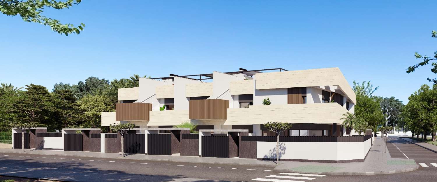 Bungalow moderno en planta alta con solárium y piscina infinity en Pilar de la Horadada