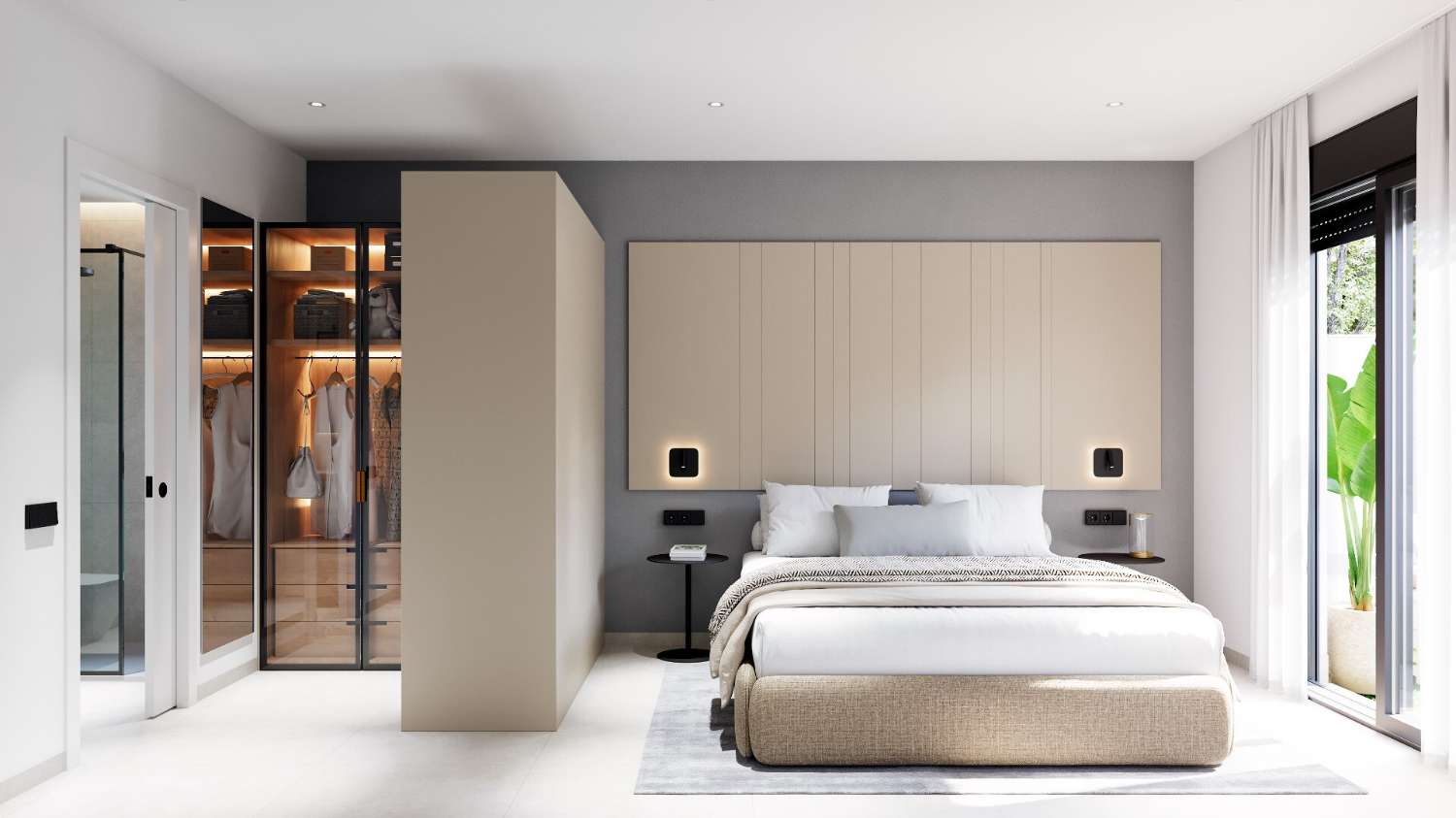 Bungalow moderno en planta alta con solárium y piscina infinity en Pilar de la Horadada