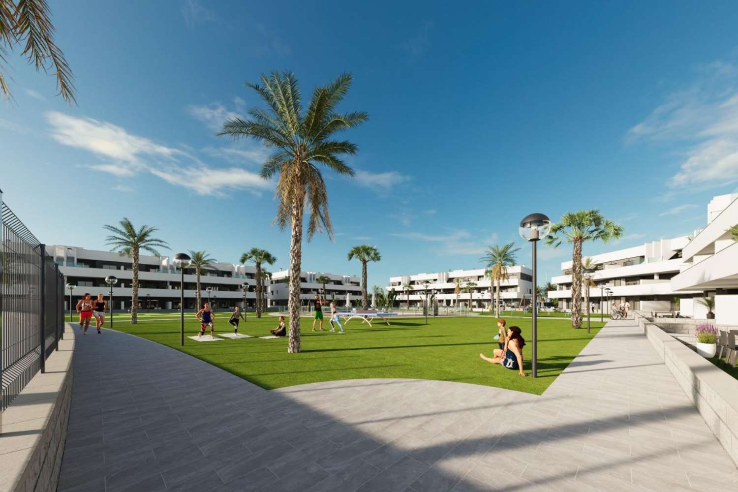 Apartamentos de nueva construcción con licencia turística y vistas a la laguna en El Raso, Guardamar del Segura