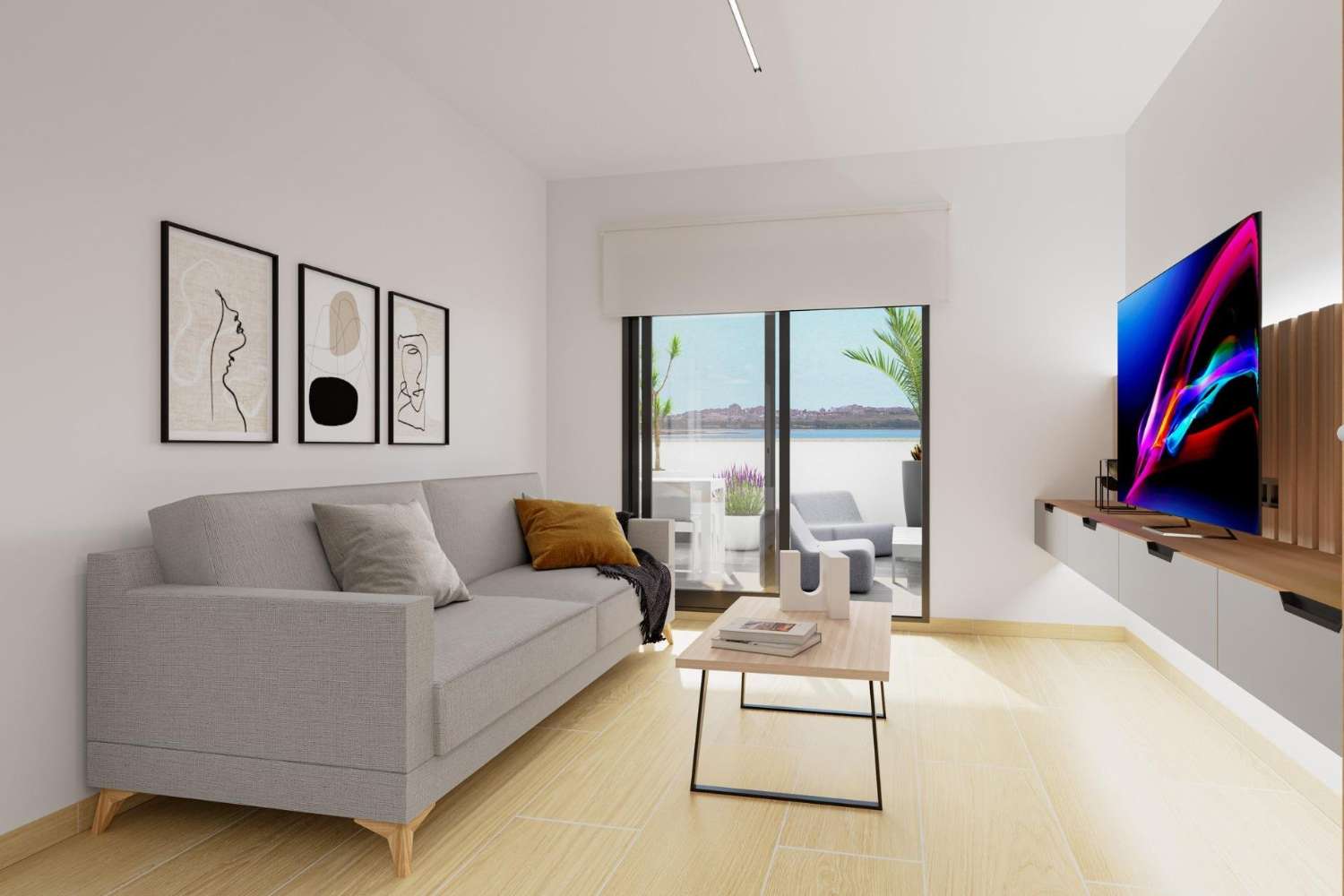 Apartamentos de nueva construcción con licencia turística y vistas a la laguna en El Raso, Guardamar del Segura