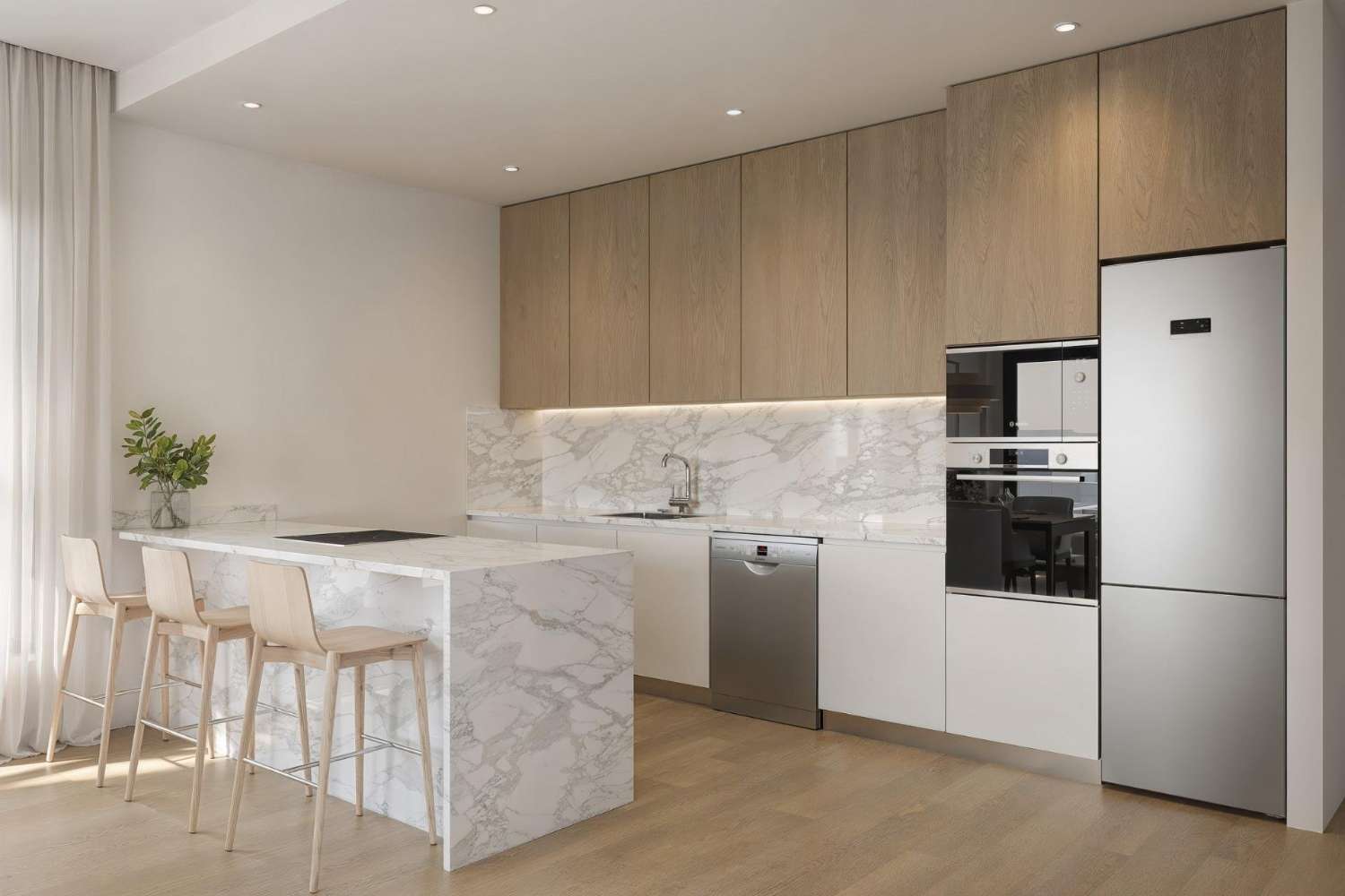 Apartamentos de nueva construcción con vistas al mar en Balcón de Finestrat, Costa Blanca