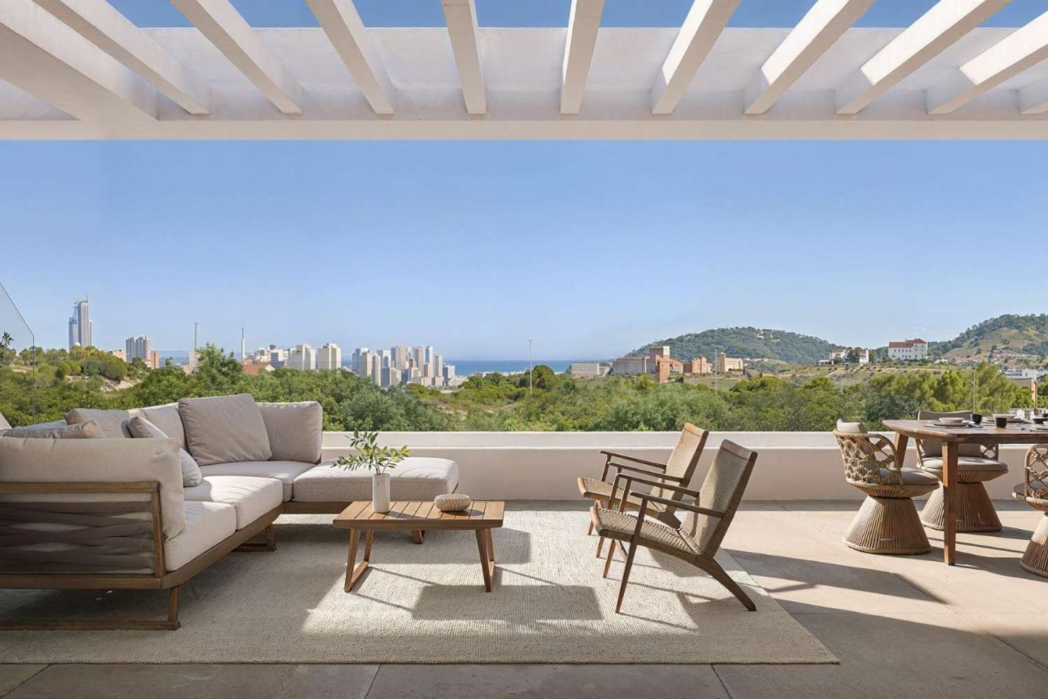 Apartamentos de nueva construcción con vistas al mar en Balcón de Finestrat, Costa Blanca
