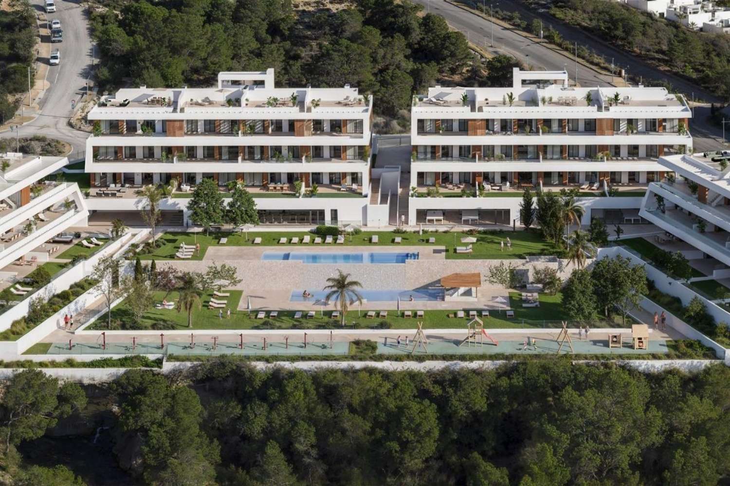 Apartamentos de nueva construcción con vistas al mar en Balcón de Finestrat, Costa Blanca
