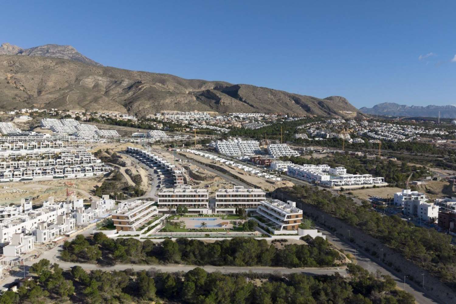 Apartamentos de nueva construcción con vistas al mar en Balcón de Finestrat, Costa Blanca