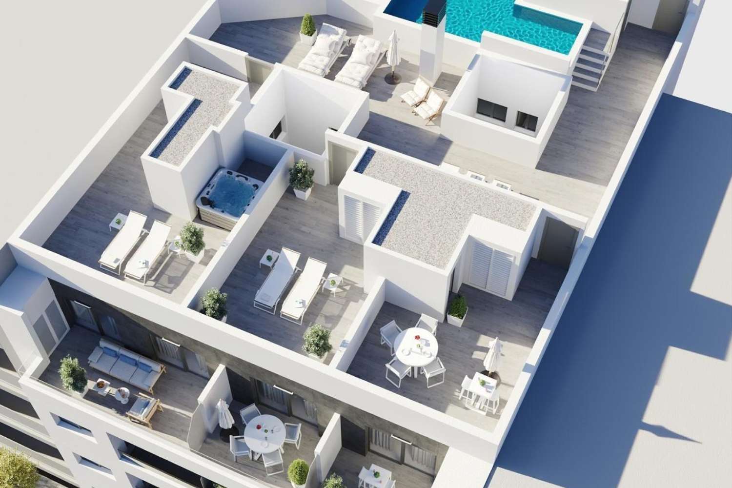 Apartamentos de nueva construcción en Torrevieja A solo 400 m de la Playa del Cura