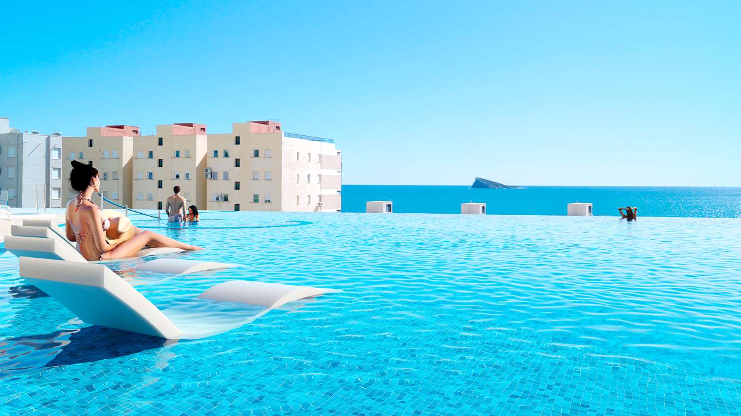 Apartamentos de obra nueva en playa de Poniente, Benidorm