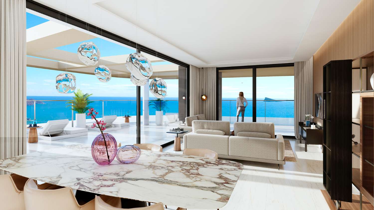 Apartamentos de obra nueva en playa de Poniente, Benidorm
