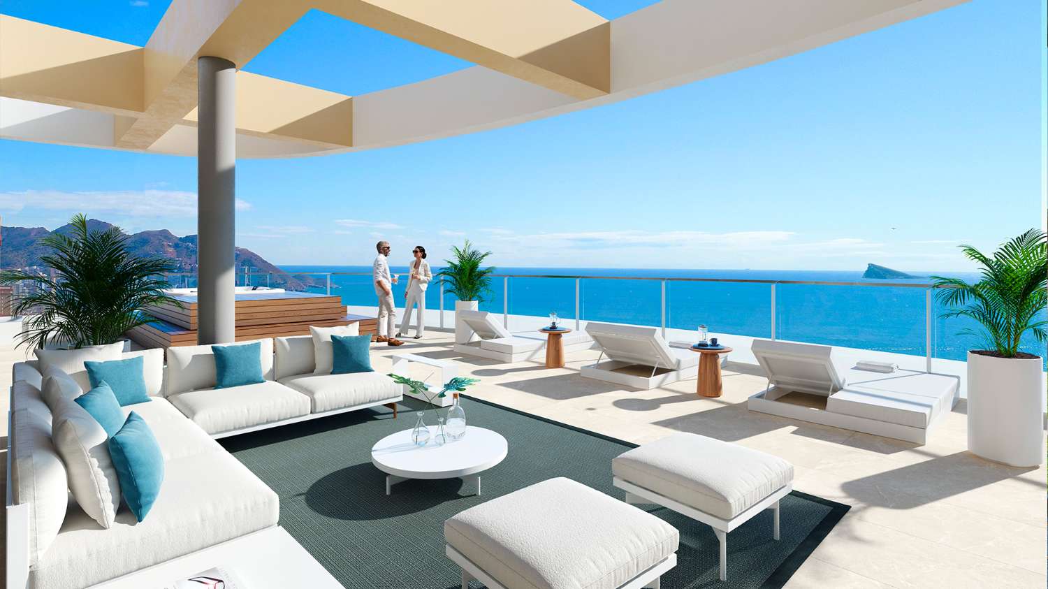 Apartamentos de obra nueva en playa de Poniente, Benidorm