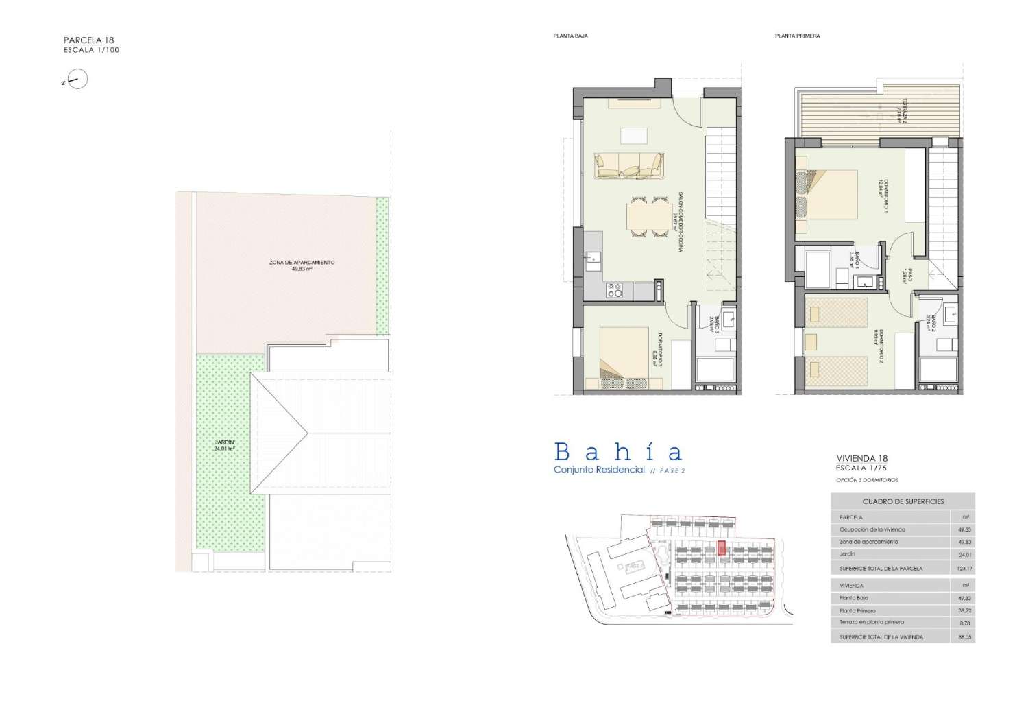 Moderno Bungalow en Gran Alacant