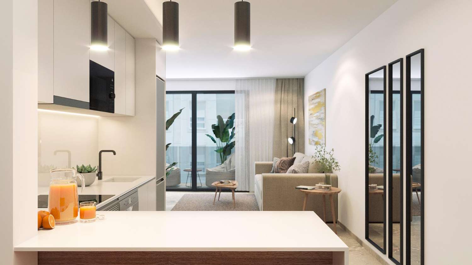 Apartamento de 2 habitaciones en venta en Torrevieja.