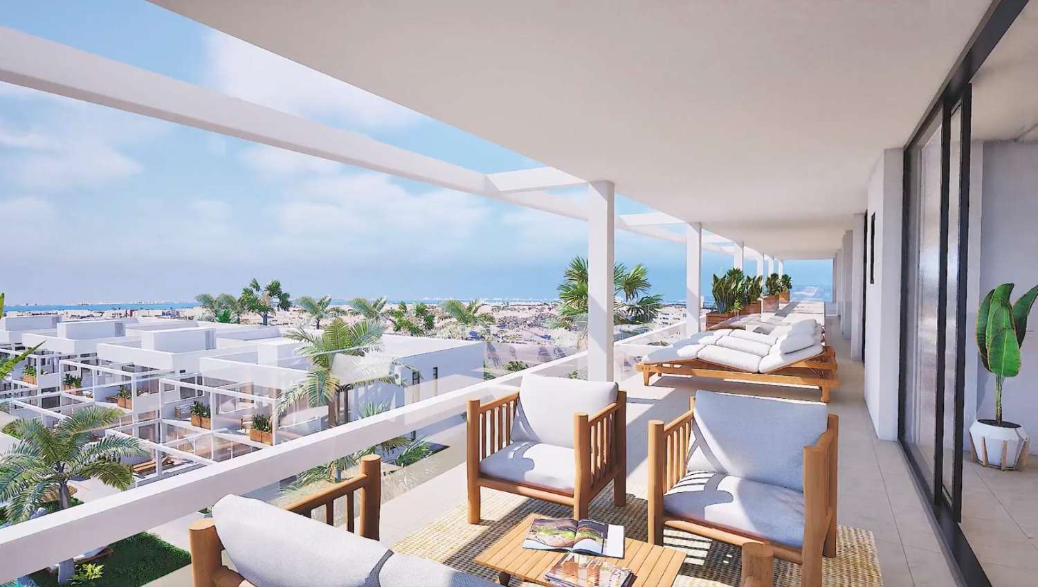 Apartamento de 2 habitaciones en venta en Cartagena