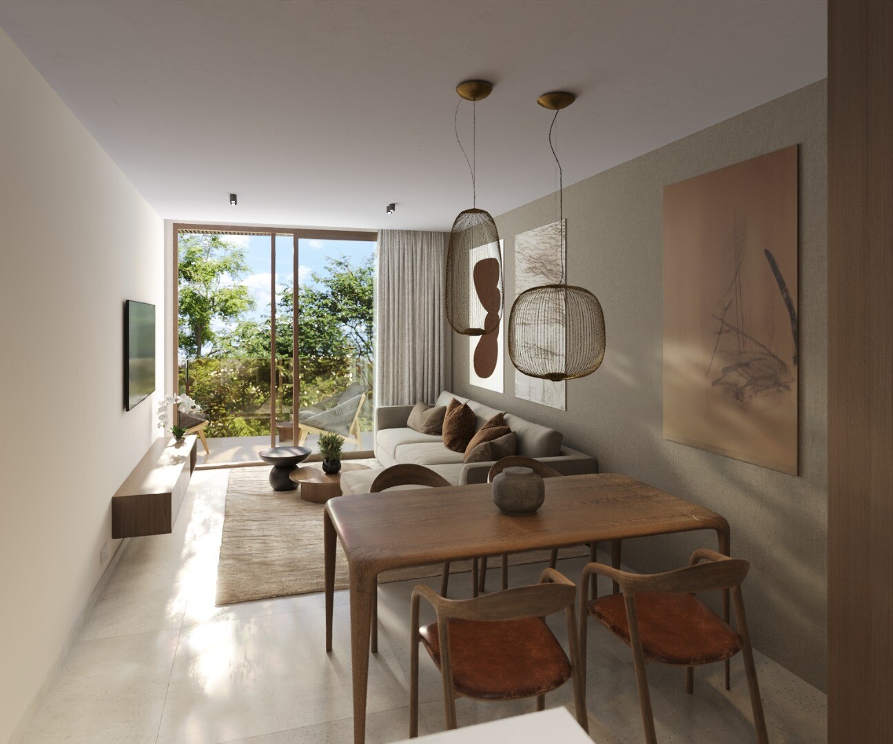 Dernier appartement disponible au quatrième étage d'un nouvel immeuble en construction à Guardamar del Segura.