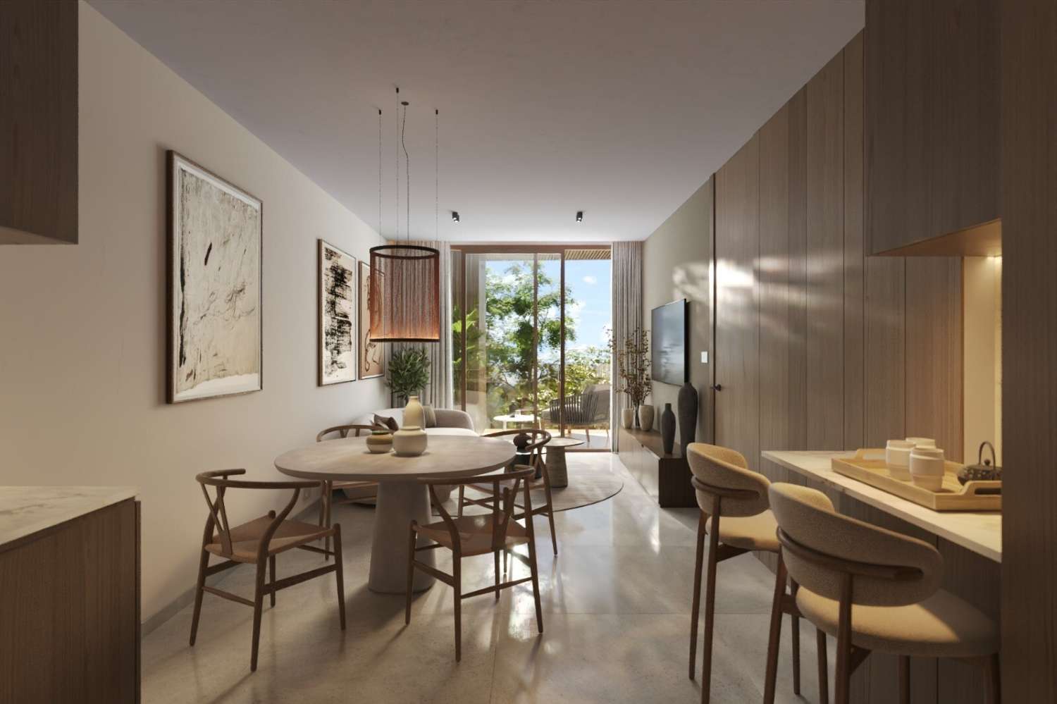Dernier appartement disponible au quatrième étage d'un nouvel immeuble en construction à Guardamar del Segura.