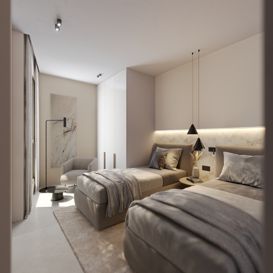Dernier appartement disponible au quatrième étage d'un nouvel immeuble en construction à Guardamar del Segura.