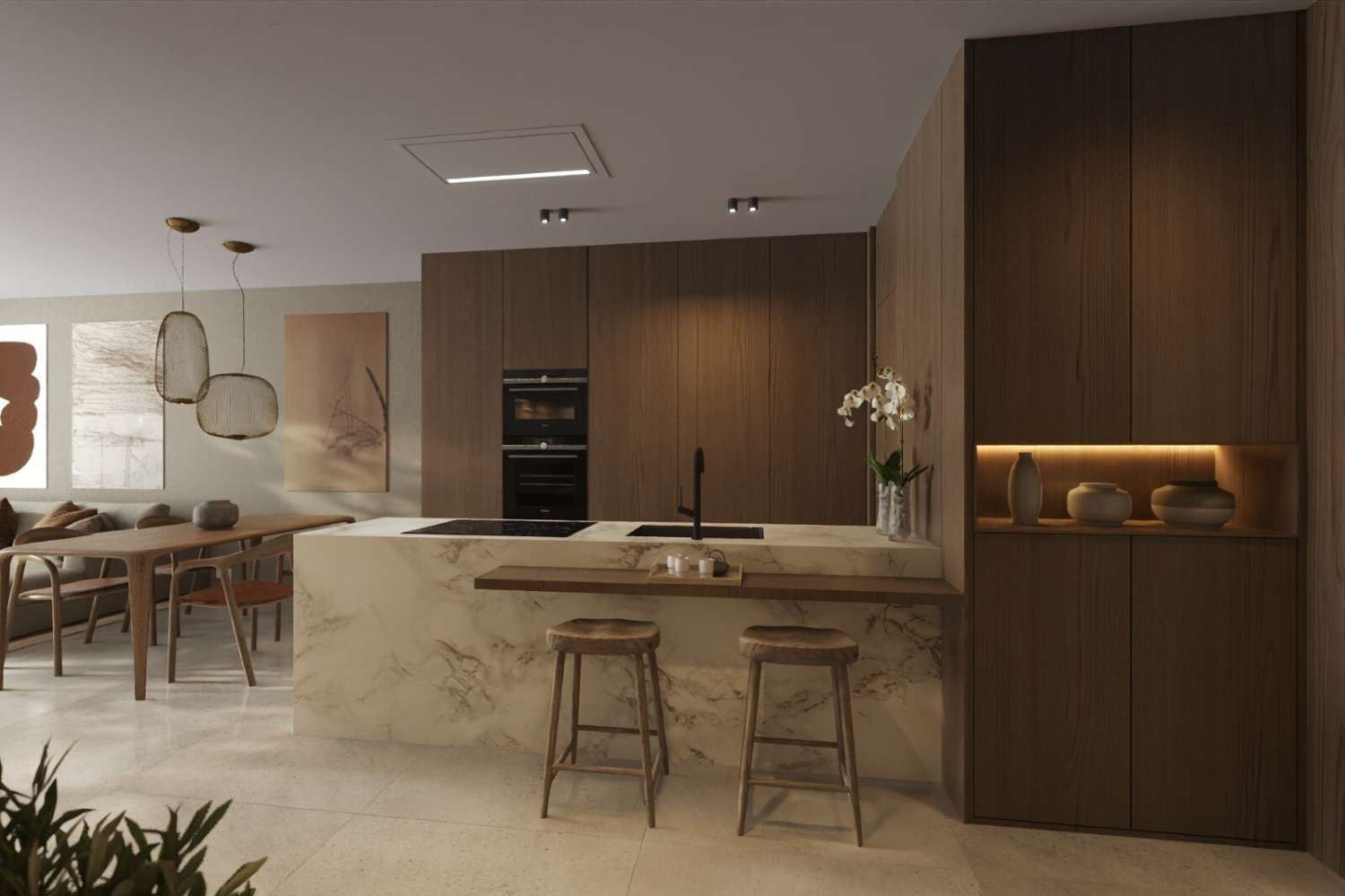 Dernier appartement disponible au quatrième étage d'un nouvel immeuble en construction à Guardamar del Segura.