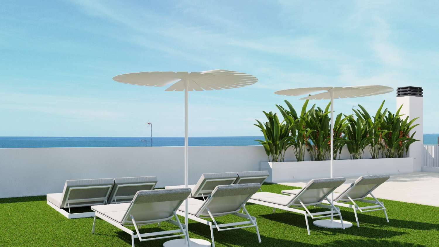 Продается новая трехкомнатная квартира в доме с бассейном на проспекте Сервантес в Гуардамар-дель-Сегура.