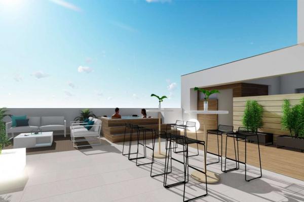 Ático dúplex de obra nueva con amplios espacios a 300 m ...